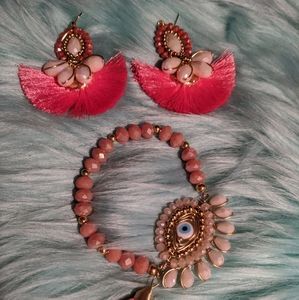 Set depulseras  y aretes